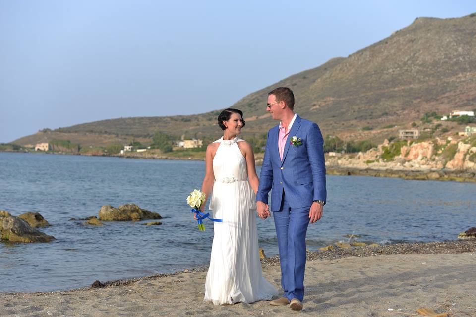 Doro and Björn - beachwedding near Rethymnon